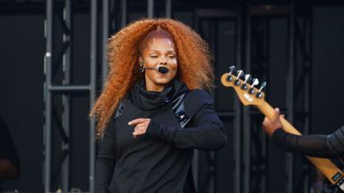 Janet Jackson performs at Glastonbury Festival in 2019